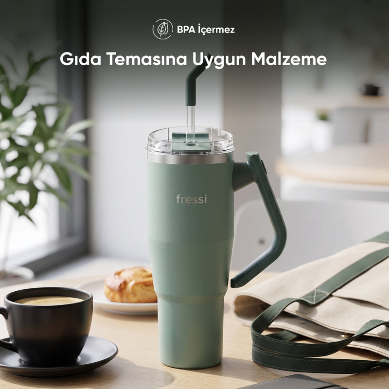 FR-T1210 Montela Termos Paslanmaz Çelik 1200 ML Yeşil