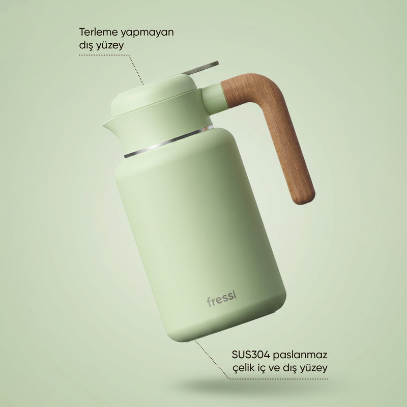 FR-T1605 Terano Paslanmaz Çelik 1600 ML Termos Yeşil