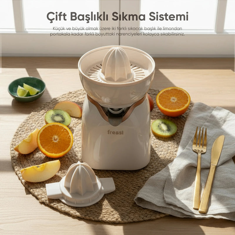 FR-NR03 Fiore Narenciye Sıkacağı - Krem