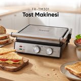 FR-TM301 Izgara ve Tost Makinesi 2000W