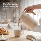 FR-T1605 Terano Paslanmaz Çelik 1600 ML Termos Krem