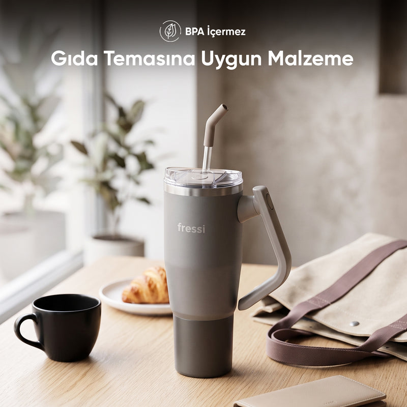 FR-T1210 Montela Termos Paslanmaz Çelik 1200 ML Krem