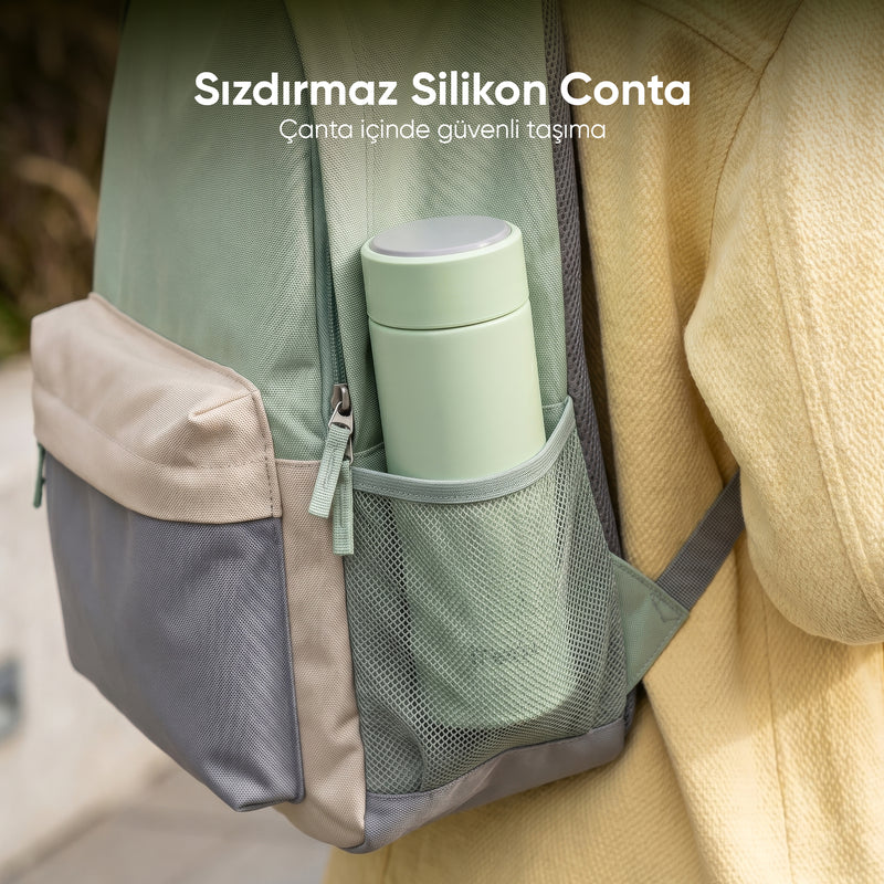FR-T571 Glena Termos Paslanmaz Çelik 500 ML Termos Yeşil