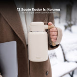 FR-T1605 Terano Paslanmaz Çelik 1600 ML Termos Krem