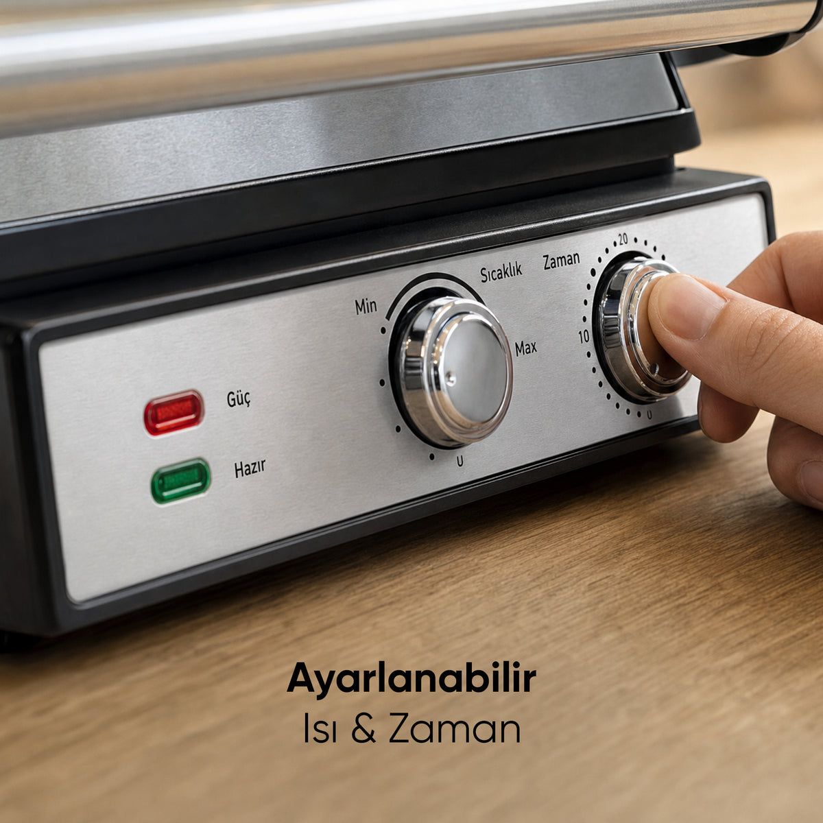 FR-TM301 Izgara ve Tost Makinesi 2000W