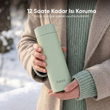FR-T571 Glena Termos Paslanmaz Çelik 500 ML Termos Yeşil