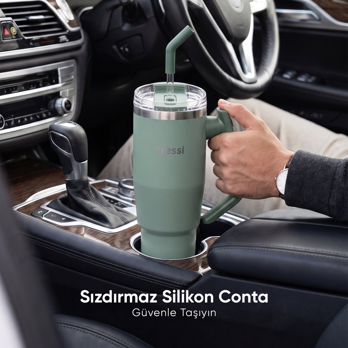 FR-T1210 Montela Termos Paslanmaz Çelik 1200 ML Yeşil