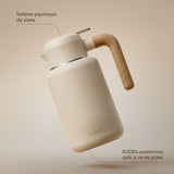 FR-T1605 Terano Paslanmaz Çelik 1600 ML Termos Krem