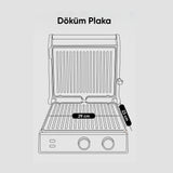 FR-TM301 Izgara ve Tost Makinesi 2000W
