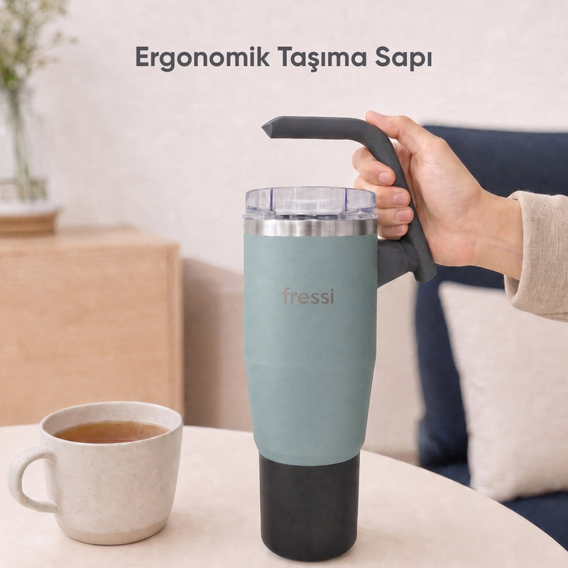 FR-T1210 Montela Termos Paslanmaz Çelik 1200 ML Yeşil