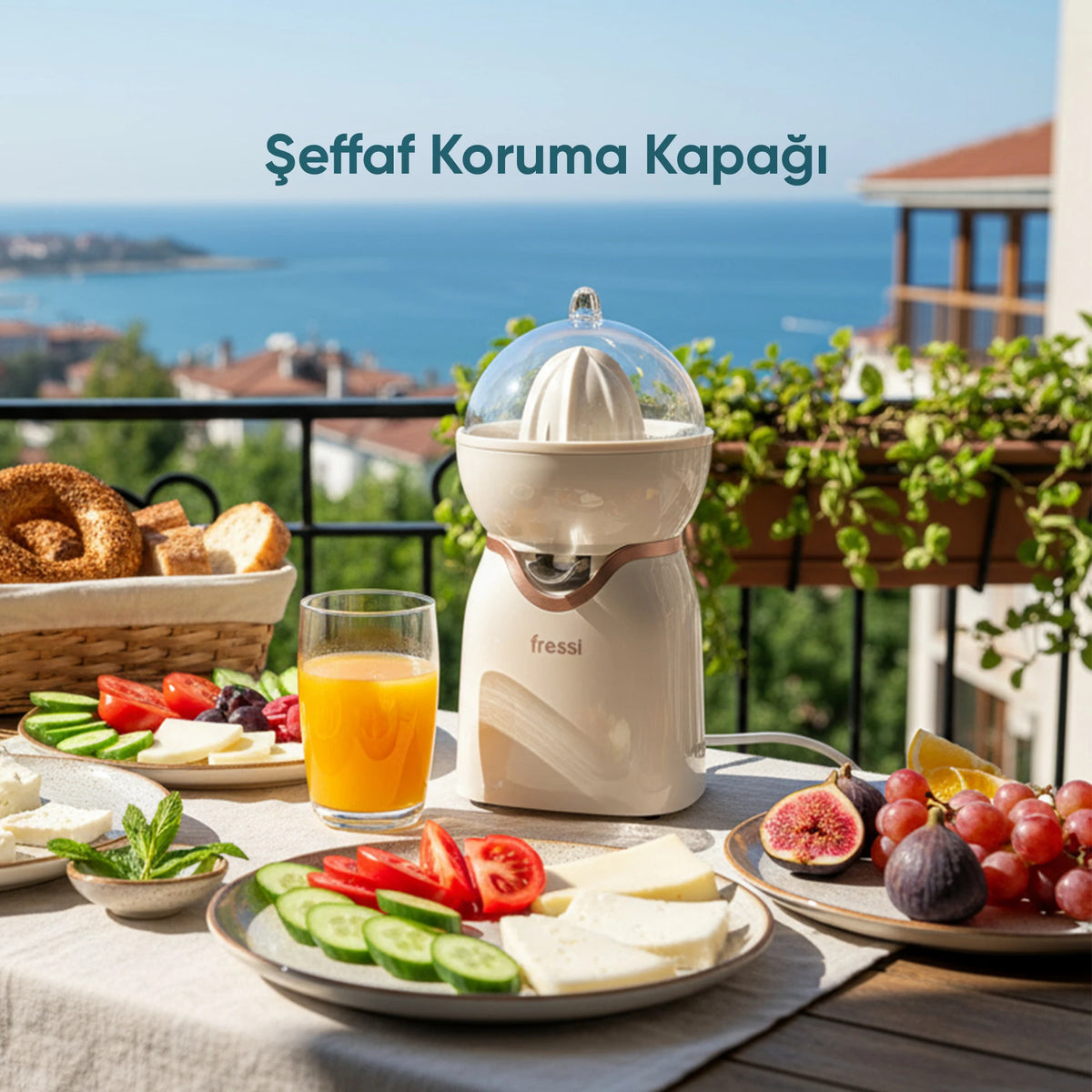 FR-NR03 Fiore Narenciye Sıkacağı - Krem