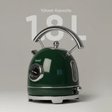 FR-KT06 Magnoli 1,8L Isı Göstergeli Kettle Su Isıtıcısı - Yeşil