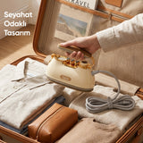 FR-ST900 Travel Steam Seyahat Tipi Taşınabilir Krem Buharlı Ütü