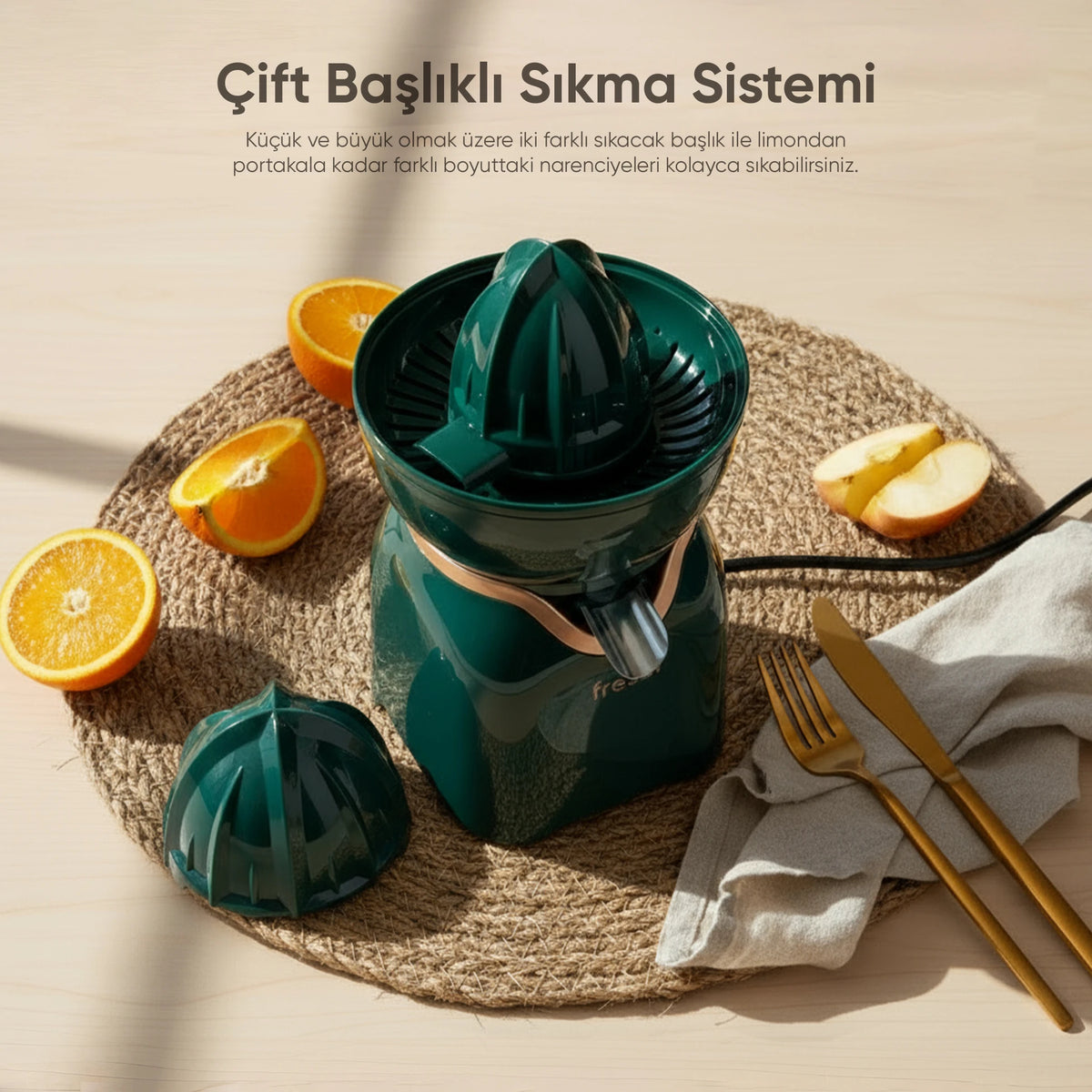 FR-NR03 Fiore Narenciye Sıkacağı - Yeşil