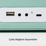FR-CD183 Riona Dahili Hoparlörlü Bluetoothlu CD Çalar - Yeşil