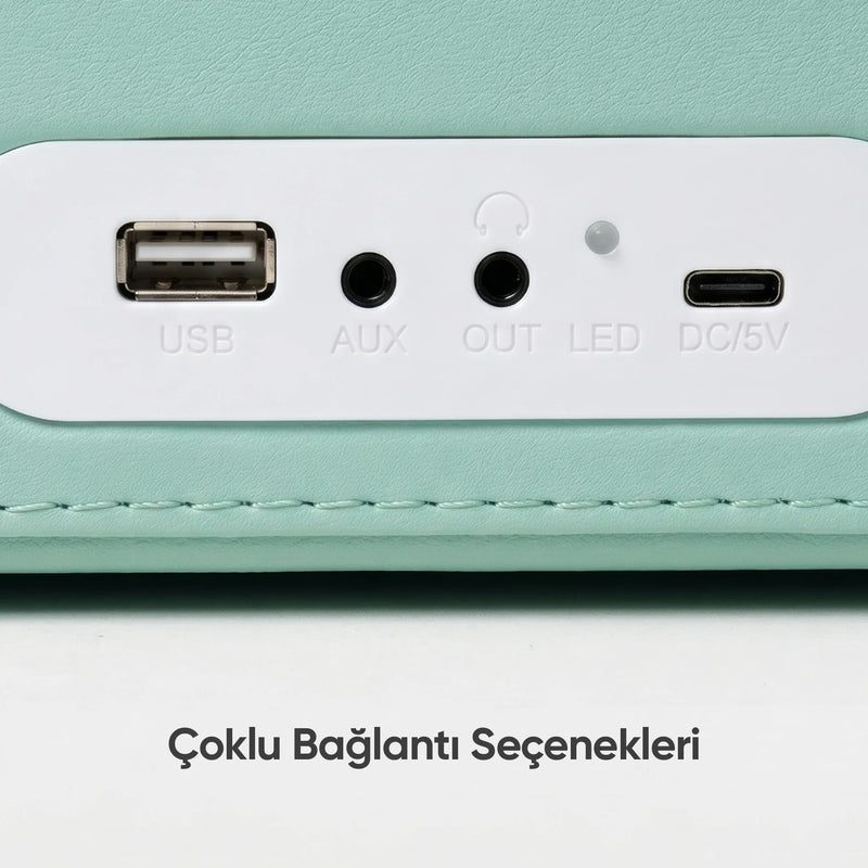 FR-CD183 Riona Dahili Hoparlörlü Bluetoothlu CD Çalar - Yeşil