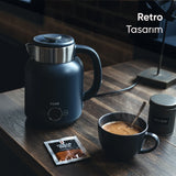 KT-01 Urban Elektrikli Su Isıtıcı Kettle 1.5 L Çelik Hazne