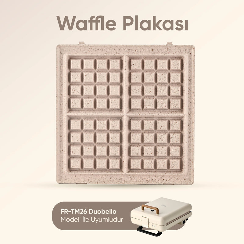 FR-TM26 Duobello Çıkarılabilir Waffle Plakası