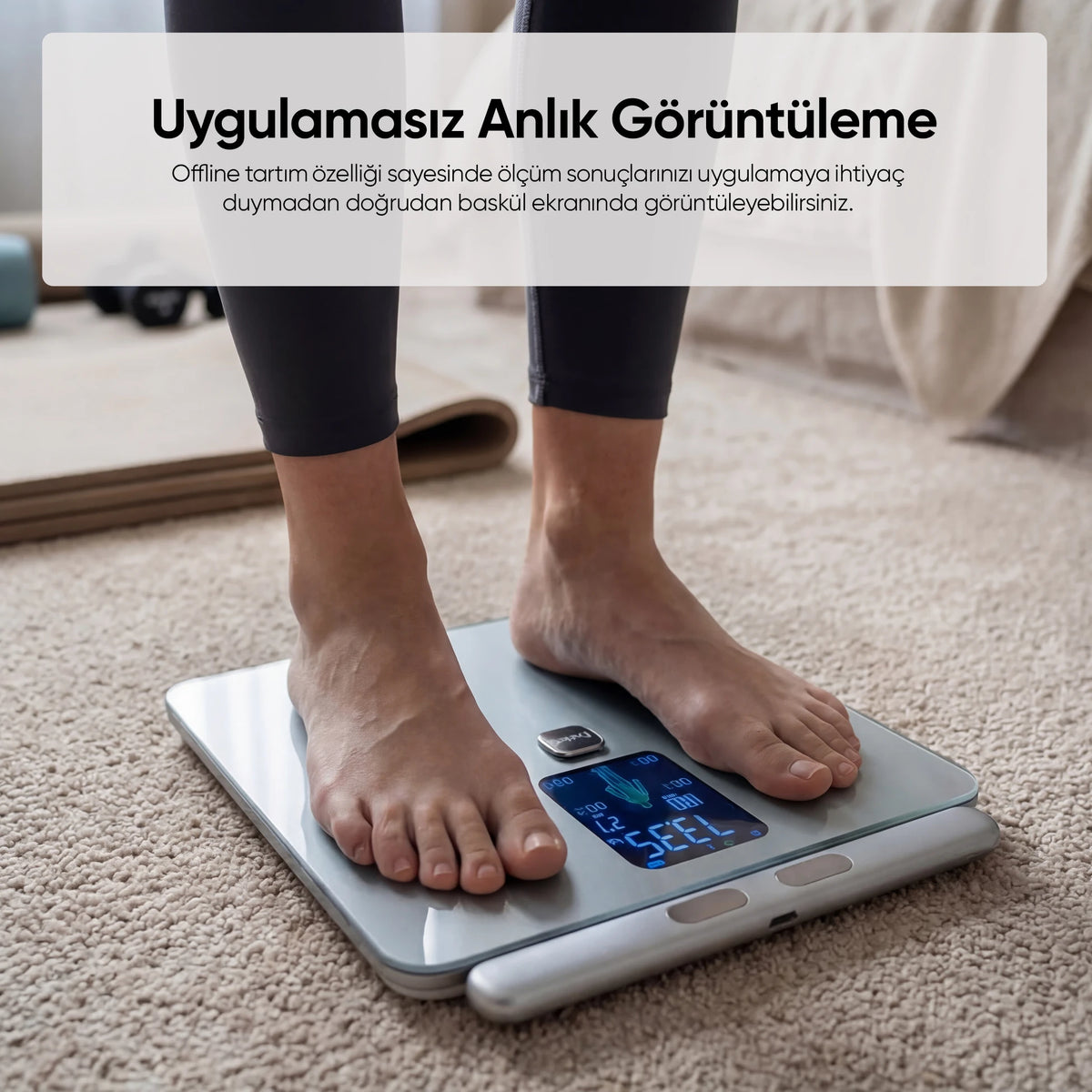 İF2835A ShapePro 8 Elektrotlu Gümüş Akıllı Dijital Baskül