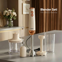 FR-HB513 Henna El Blender Seti 1200W - Krem