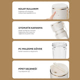 FR-BL0318 Taşınabilir Şarjlı 80 W 350ml Öğütücü Fonksiyonlu Krem Kişisel Smoothie Blender