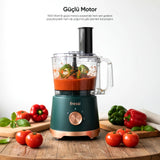 FR-PBL02 Armonia Power Blender Seti Mutfak Robotu Salata Doğrayıcı 2,5L 1200W - Yeşil