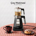 FR-CM17 Theora Dijital Standlı Cam Krem Çay Makinesi - Siyah