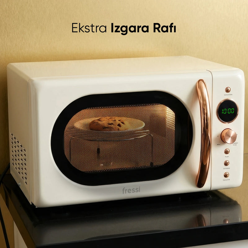 FR-MW207 Minetta 20 Litre Krem Mikrodalga Fırın