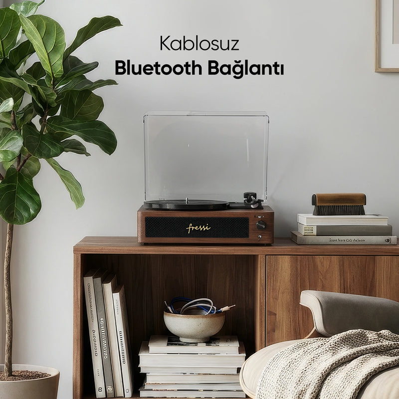 FR-P106 Mirada Dahili Hoparlörlü Bluetoothlu Kahverengi Pikap