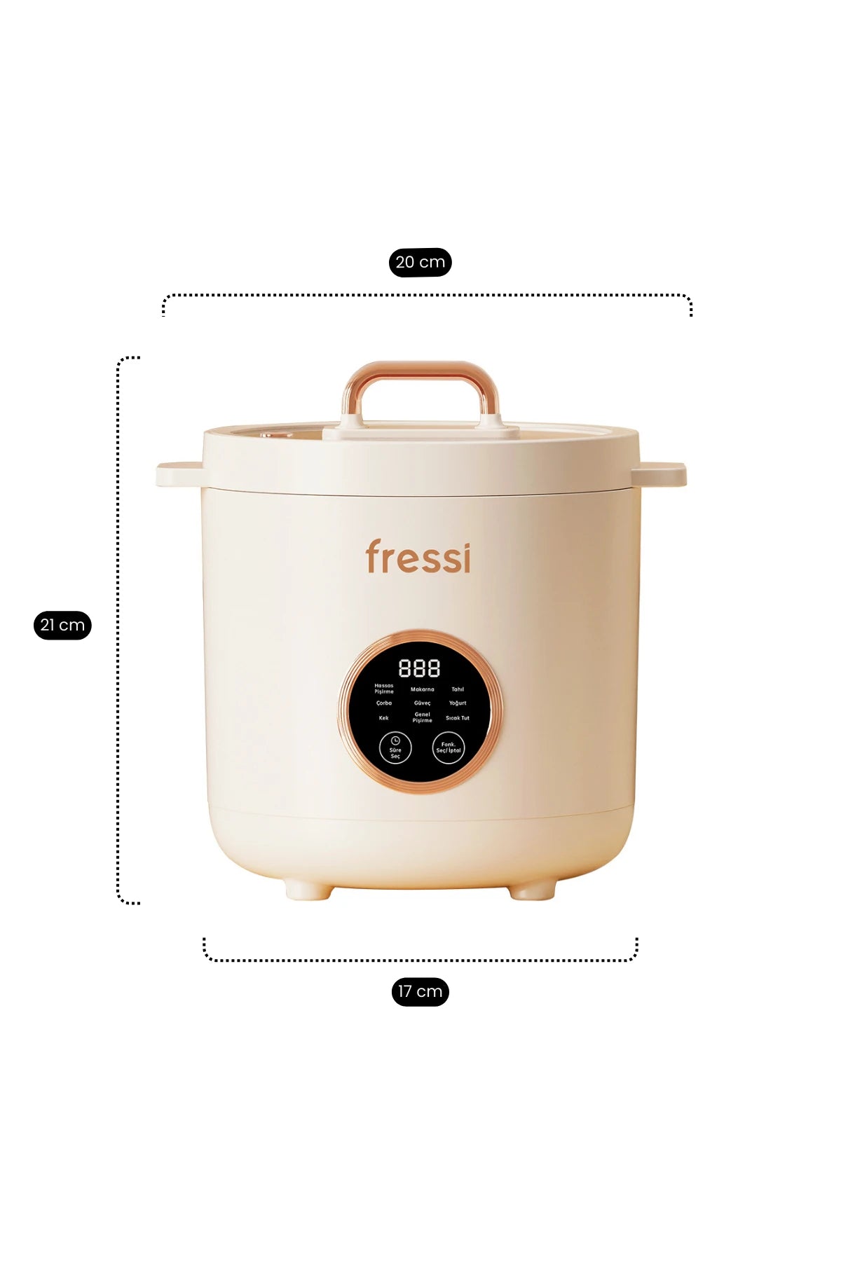 FR-BP01 Retrocook 1,2L 300W Çok Fonksiyonlu Elektrikli Pişirici
