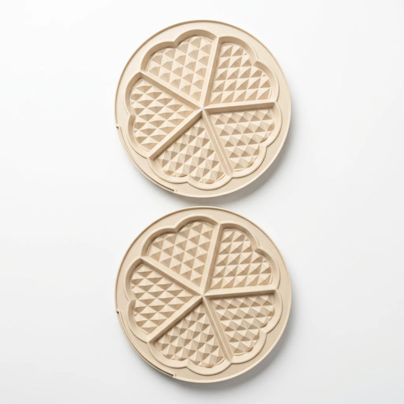 FR-TM59 Multibello Tost Ve Waffle Makinesi Kalp Waffle Plakası İkili