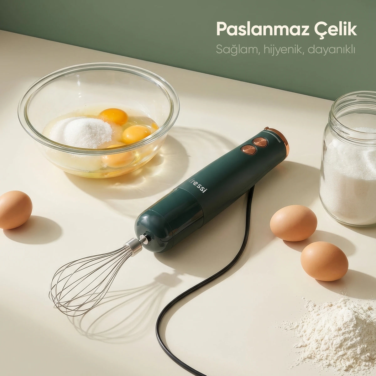 FR-HB513 Henna El Blender Seti 1200W - Yeşil
