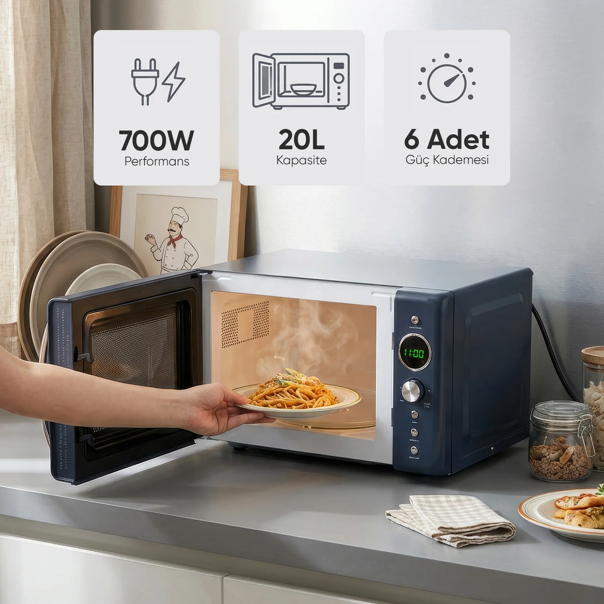 FR-MW207 Minetta 20 Litre Urban Mikrodalga Fırın