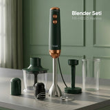 FR-HB513 Henna El Blender Seti 1200W - Yeşil