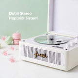 FR-CD183 Riona Dahili Hoparlörlü Bluetoothlu CD Çalar - Krem