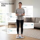 İF2835A ShapePro 8 Elektrotlu Gümüş Akıllı Dijital Baskül