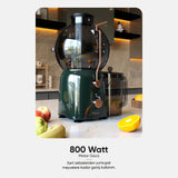 FR-KM01 Essenza Katı Meyve Sıkacağı Hız Ayarlı 1,2L 800W - Yeşil