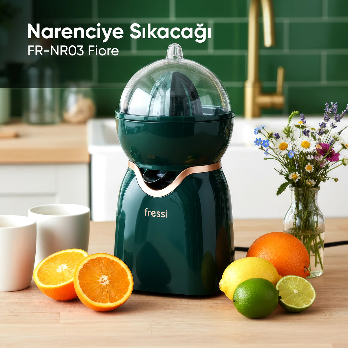 FR-NR03 Fiore Narenciye Sıkacağı - Yeşil