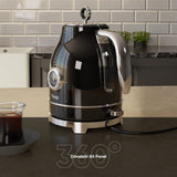 FR-KT05 Vintheat 1,7L Isı Göstergeli Kettle Su Isıtıcısı - Siyah