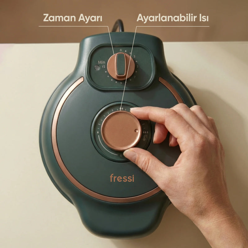FR-TM59 Multibello  Tost Ve Waffle Makinesi Çıkarabilir Yapışmaz Plakalı 4 Ayrı Plaka - Yeşil