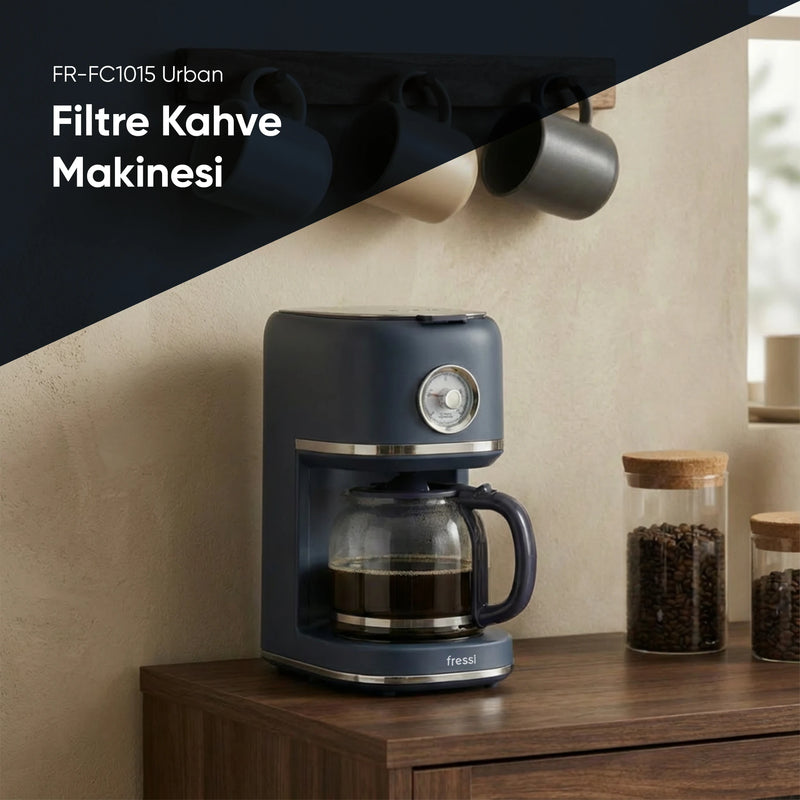 FR-FC1015 Urban Kadranlı Filtre Kahve Makinesi 1,5L