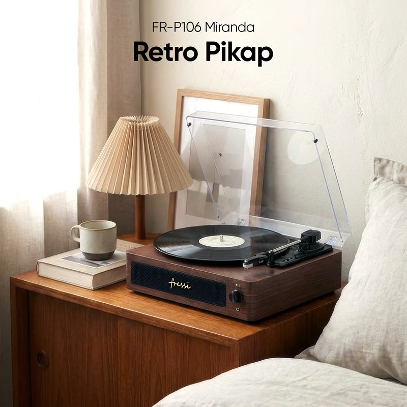 FR-P106 Mirada Dahili Hoparlörlü Bluetoothlu Kahverengi Pikap
