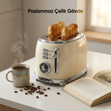 FR-EK0525 Panella 2 Dilim + Tost Aparatlı Krem Ekmek Kızartma Makinesi