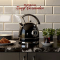 FR-KT06 Magnoli 1,8L Isı Göstergeli Kettle Su Isıtıcısı - Siyah