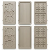 FR-TM51 Triochef Waffle Ve Tost Makinesi Plak Seti