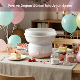 FR-PM01 CottoFun Çelik Hazneli 500W Pamuk Şeker Makinesi - Pembe