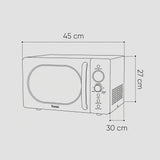 FR-MW207 Minetta 20 Litre Krem Mikrodalga Fırın