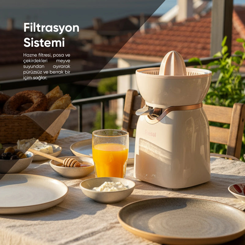FR-NR03 Fiore Narenciye Sıkacağı - Krem