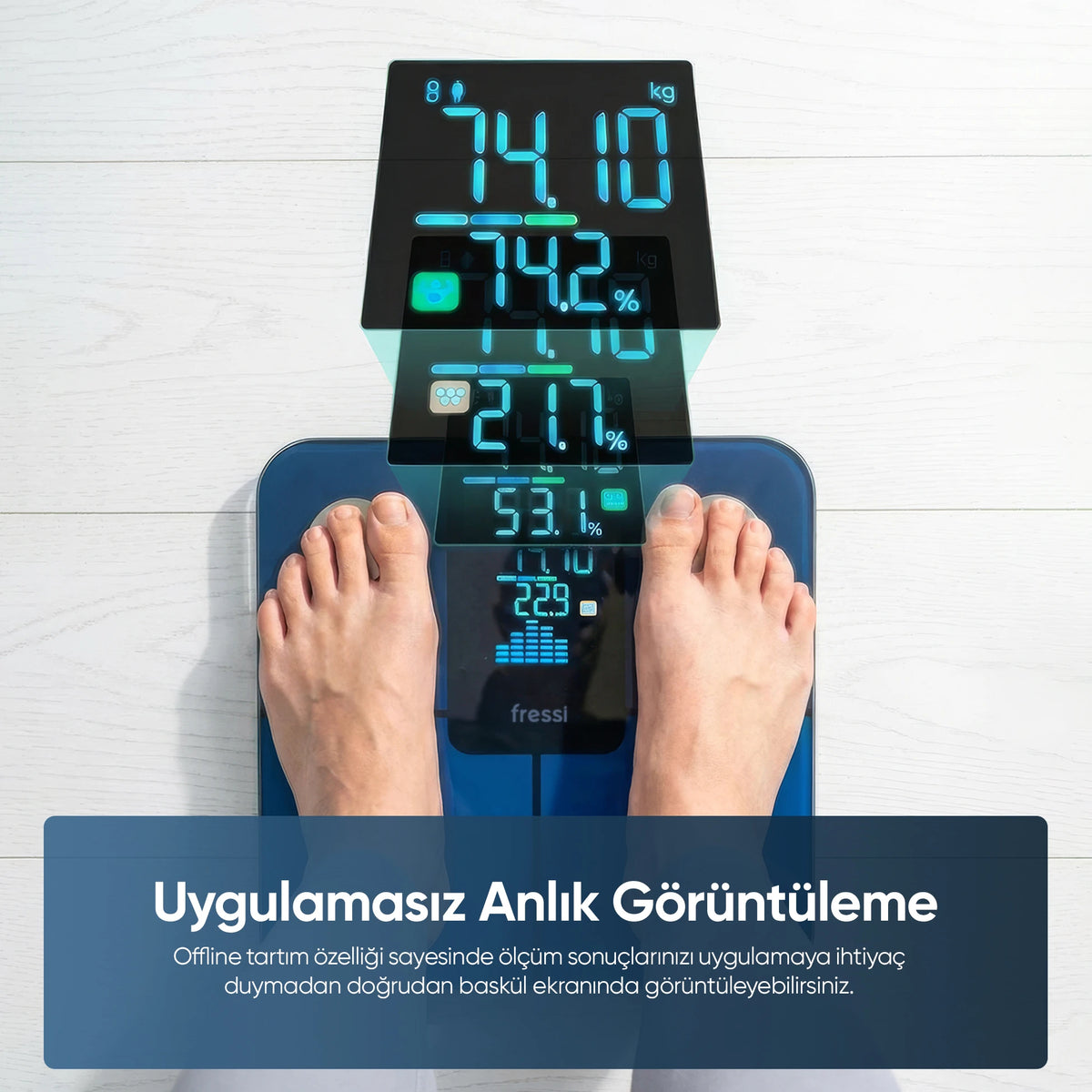 İF1323A Nova Bluetooth Grandyan Vücut Analiz Dijital Baskül