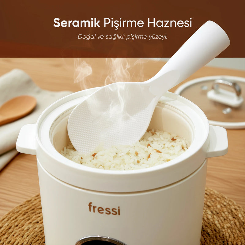 FR-BP01 Retrocook 1,2L 300W Çok Fonksiyonlu Elektrikli Pişirici